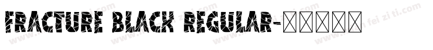 Fracture Black Regular字体转换